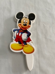 Set Cắm Giấy Hoạt Hình Phụ Kiện Trang Trí Bánh - CHUỘT MICKEY 50 THẺ
