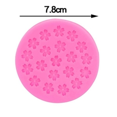 Khuôn Silicon - Hoa Mai Đào Nằm - 1.1cm - 20c Cánh Cắt