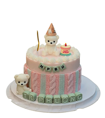 Khuôn Silicon - Động Vật - Gấu Ngồi 6cm