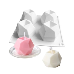 Khuôn Silicon - Bia - Vuông - Chậu Trụ 5.6cm