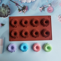 Khuôn Silicon - Vòng Xoắn 8c - 5.5cm