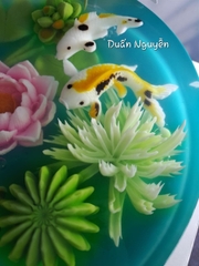 Khuôn Silicon - Biển - Cá Koi 9cm