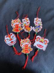 PKC - TẾT - thẻ treo đầu lân