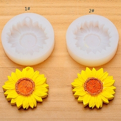 Khuôn Silicon - Hoa Hướng Dương - Mặt 5.5cm