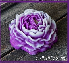 Khuôn Silicon - Hoa Mẫu Đơn - 5.8cm - Nhuỵ Xoè