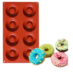 Khuôn Silicon - Donut - Vĩ 5cm 8c