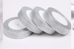 Ruy Băng Trang Trí - Thường - 2cm- nhũ bạc 15k
