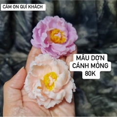 Khuôn Silicon - Hoa Mẫu Đơn - Cánh Mỏng 6cm