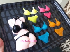 Khuôn Silicon - Quần Áo - Đồ Tắm Bikini Mảnh 2c