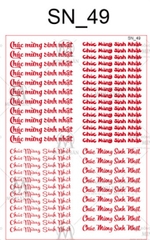 Decal Chủ Đề Sinh Nhật - DSN - DSN49