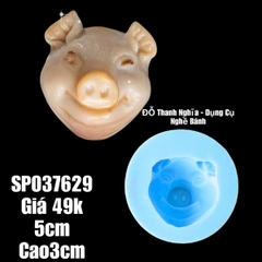 Khuôn Silicon - Động Vật - Heo Con Mặt 5cm