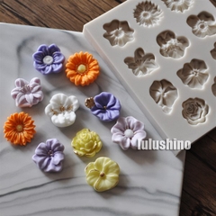 Khuôn Silicon - Hoa Thập Cẩm 11B