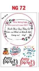 Decal Nhà Giáo 20/11 - DNG - DNG72
