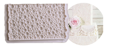 Khuôn Silicon - Viền Mảng Họa Tiết - Hạt Bọt Biển 16x10cm
