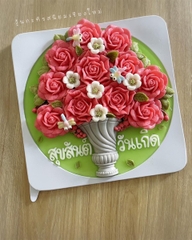 Khuôn Silicon - Bình Hoa - Khía 8.6cm