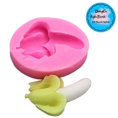 Khuôn Silicon - Trái Cây - Chuối Lột 6cm