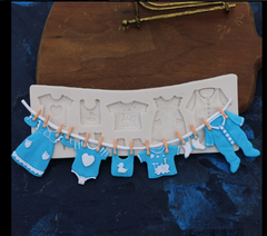 Khuôn Silicon - Quần Áo - Bé Trai 5c