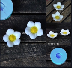 Khuôn Silicon Hoa Mai 5 Cánh 3.5Cm V9