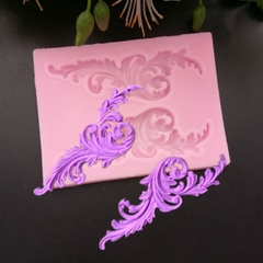 Khuôn Silicon - Viền Họa Tiết - Họa Tiết Cong 02