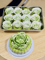 Khuôn Silicon - Hoa Hồng Lai - Xòe Nhụy - 10cm