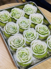 Khuôn Silicon - Hoa Hồng Lai - Xòe Nhụy - 10cm