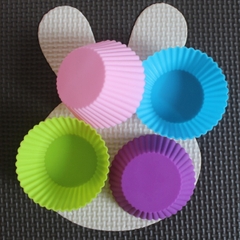 [10 cup] Khuôn Silicon - Cup Set 7cm - M01 - Tròn