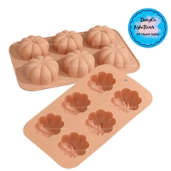 Khuôn Silicon - Trái Cây - Trái Bí Vĩ 6c - 7cm