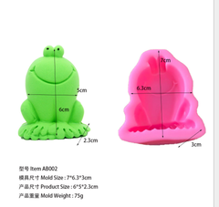 Khuôn Silicon - Động Vật - Ếch Ngồi 6cm