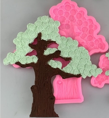 Khuôn Silicon - Cây Kim Tiền - CÂY TO 19x7x1.7cm