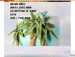 Khuôn Silicon - Lá Sake - Rừng - SLA - Vĩ 5c - Dương Sỉ