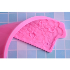 Khuôn Silicon - Viền Mảng Họa Tiết - Hoa Mai 33x10cm