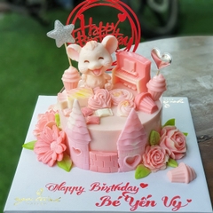 Khuôn Silicon - Lâu Đài - Set 3 Vĩ Chóp Ô Tim 11-13-14cm