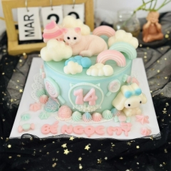 Khuôn Silicon - Bầu Trời - Cầu Vồng - Vĩ Mây Nước 11c