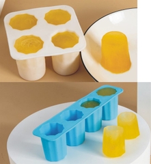 Khuôn Silicon - Bia - Chữ Nhật - Ly 4cm H5 Vĩ 4c