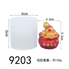 Khuôn Silicon - Hủ Vàng - 9203