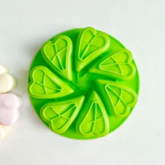 Khuôn Silicon - Đế - Tim Mâm Cúng - Tim Trơn