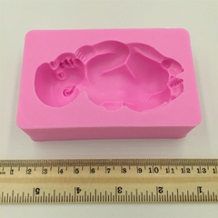Khuôn Silicon - Em Bé - Nằm Chu Đít 10.5x6.5x3cm