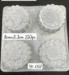 Vĩ Nhựa PP - Hoa - YT057 - Hoa 8x3.3cm
