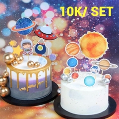 Set Cắm Các Hành Tinh 8 Chi Tiết Trang Trí Bánh