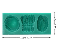 Khuôn Silicon - Rau Củ - Bắp Cải 3c