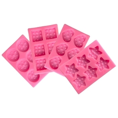 Khuôn Silicon - Bánh Quy Tim 2.3cm 6c