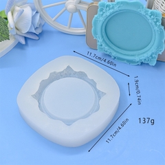 Khuôn Silicon - Vòng Hoa - Hoa Văn 11cm