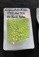 100 Gr Kẹo Bi Đường Đủ Size Phụ Kiện Trang Trí Bánh - xanh lá cây
