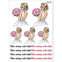 Decal Chủ Đề Phụ Nữ - DPN - DPN46