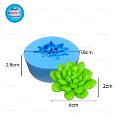 Khuôn Silicon - Sen Đá - Tia Tầng 6cm