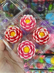 [10 cup] Khuôn Silicon - Cup Set 5cm - M43 - Búp Sen Nở