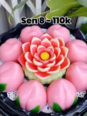 Khuôn Silicon - Hoa Sen Thái Nở - 10cm - Nhụy