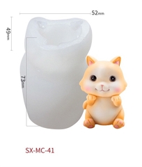 Khuôn Silicon - Động Vật - Mèo 41