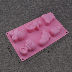 Khuôn Silicon - Bình Bú - Vĩ Bình Xe Nôi 6c