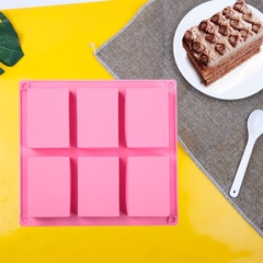 Khuôn Silicon - Chữ Nhật Vĩ 6c Ô 5.5X8X2.5C
